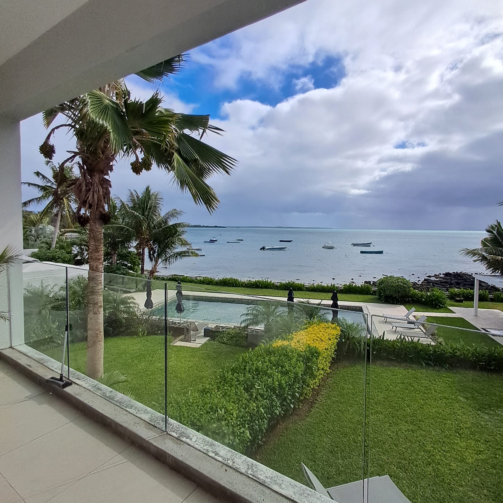 location appartement vue lagon ile Maurice par luxuriel group